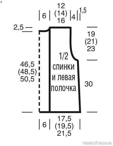Вязаный жилет спицами с бахромой и вышивкой