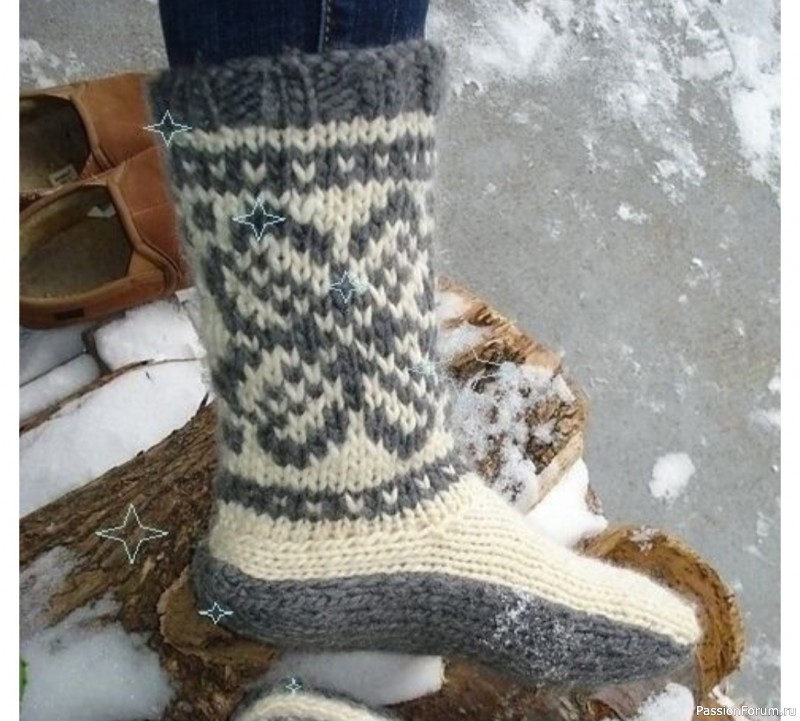 Mukluks - теплые вязаные унты для любого возраста