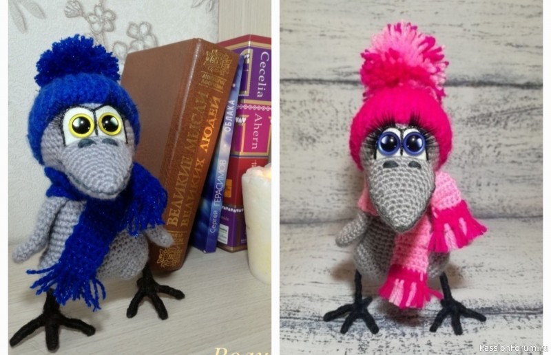 Граченок в шапочке крючком. МК