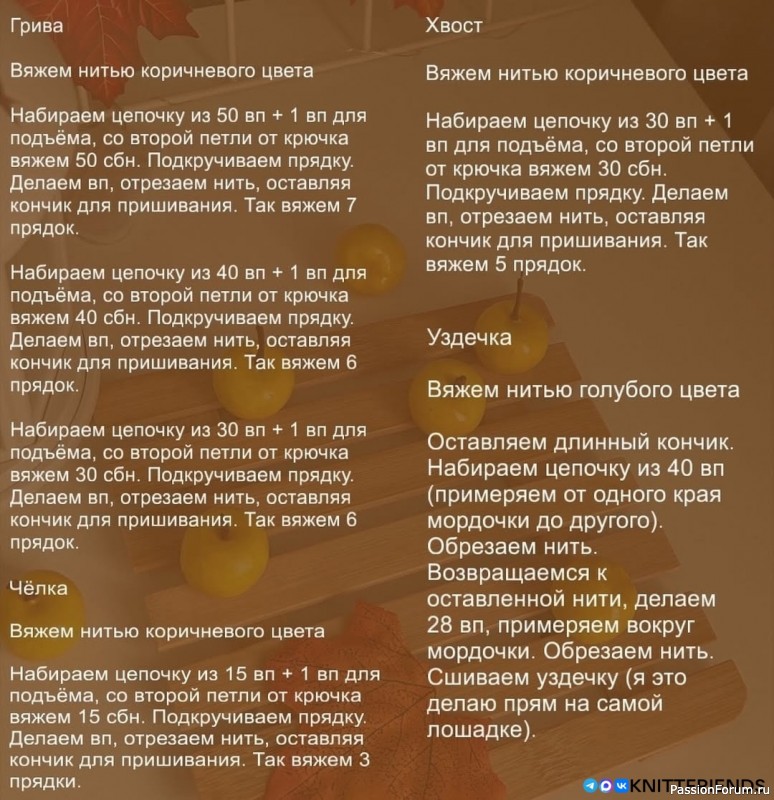 Лошaдкa крючком. МК
