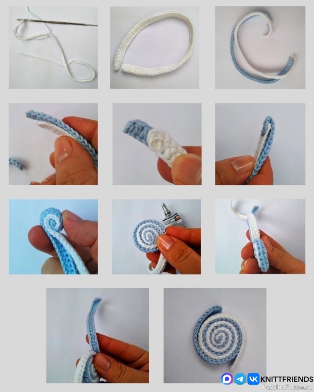 Конфетки крючком. Описание