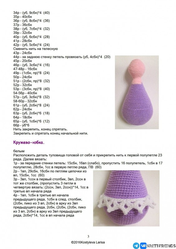 Чайные феи крючком. МК