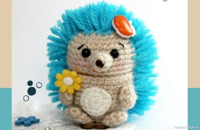 Ёжик крючком. МК