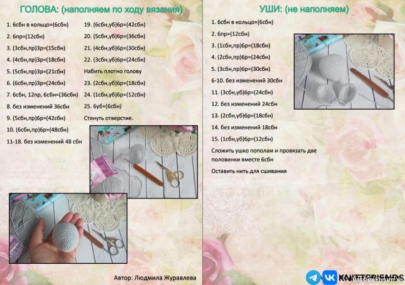 Мышонок в комбинезончике крючком. МК