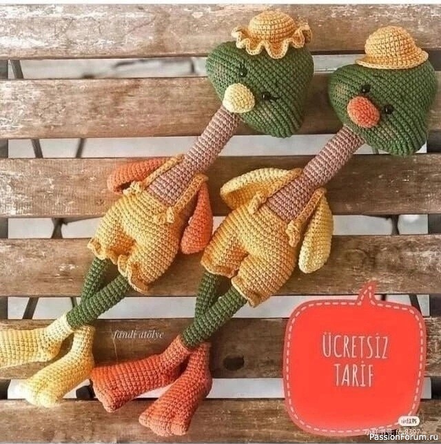 Уточки крючком. МК