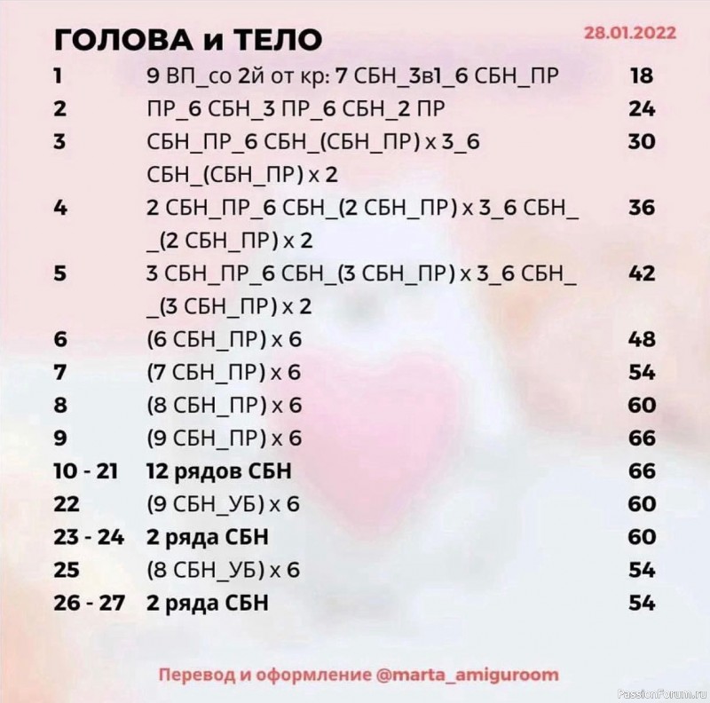 Котик с сердечком. Описание