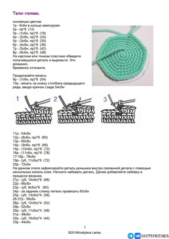 Чайные феи крючком. МК