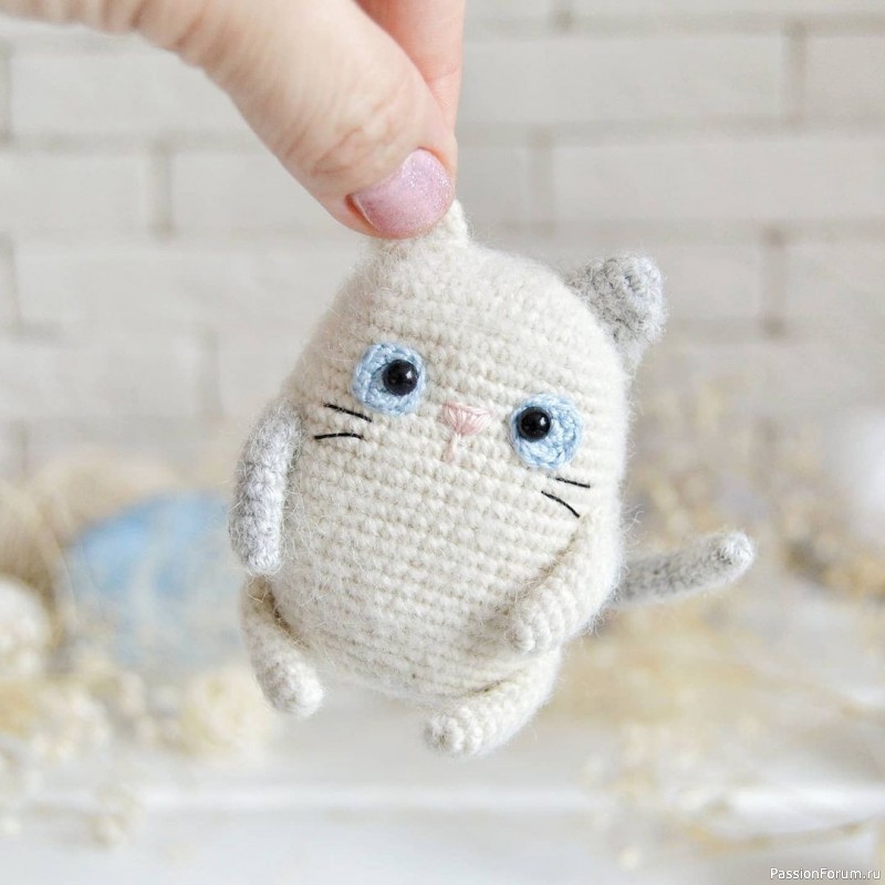 Котята пухляши крючком. МК