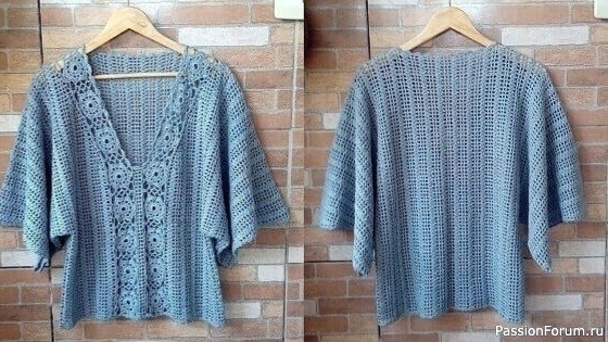 Туника крючком. Схемы