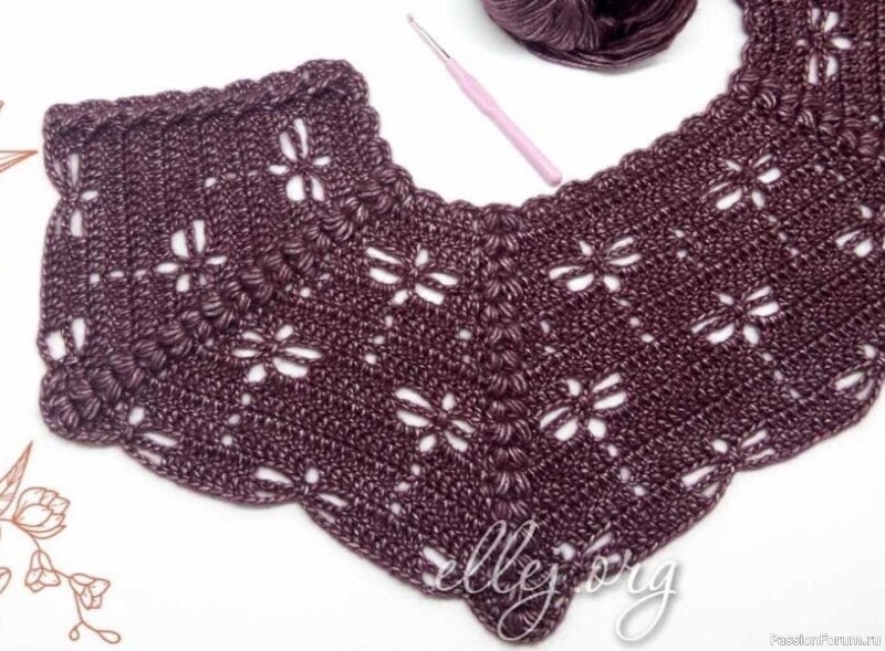 Реглан для кардигана со стрекозами