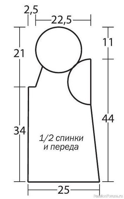 Топ крючком с цветочным орнаментом. МК