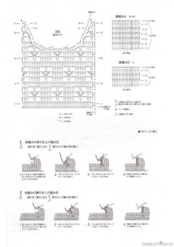 Джемпер крючком. Схема