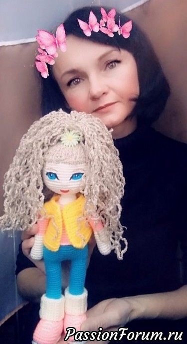 Куколка Стеша)))) Вязание крючком.