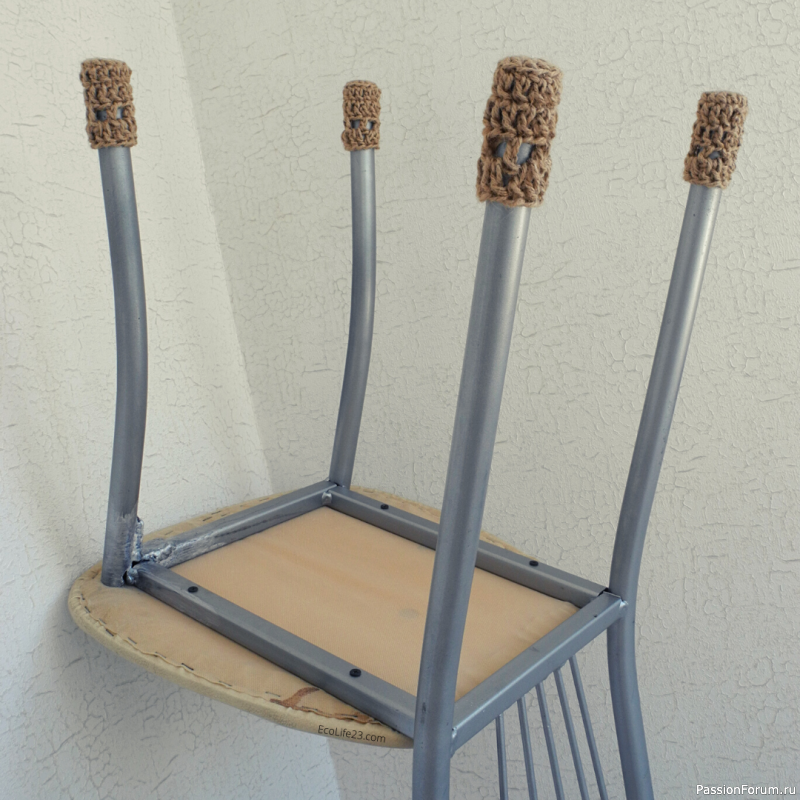 Носочки для стульев из джута
