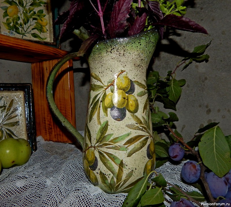 Кувшин или ваза из пластикового флакона. МК.