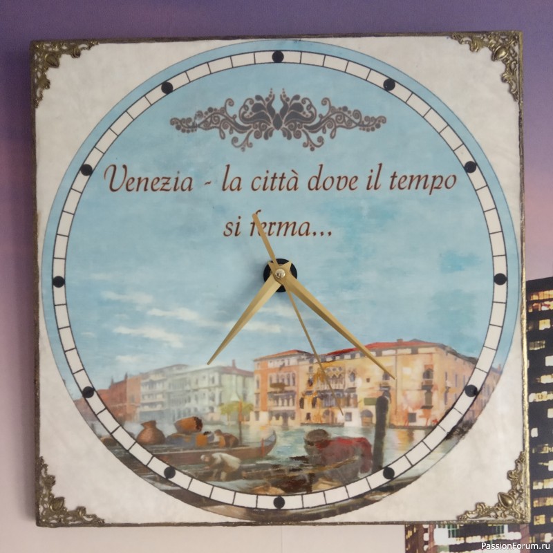 Часы интерьерные "Венеция"