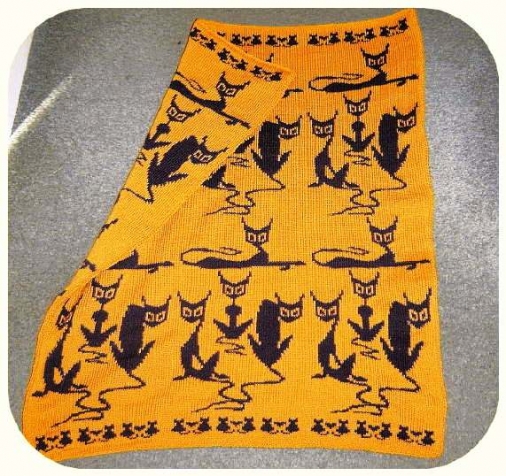 Прикольные кошки для вязания и вышивки
