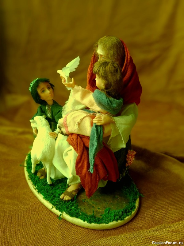 Иисус и дети. Интерактивная композиция