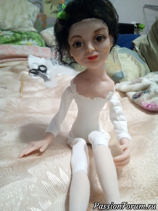 Кукла Натали (с процессом создания)