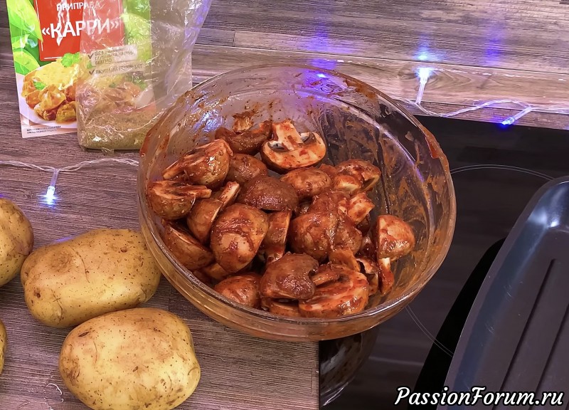Картошка с грибами в духовке (Постные блюда) Рецепты без заморочек