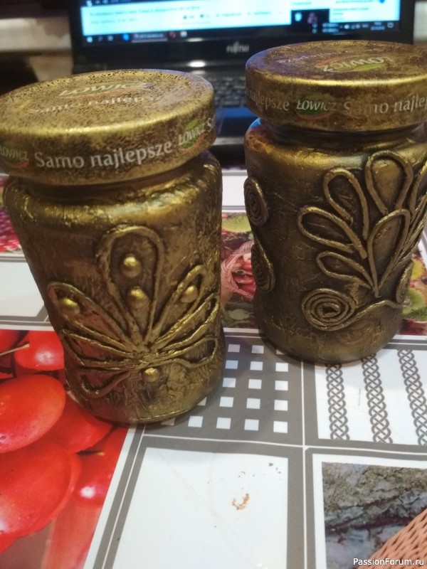 Мои баночки для кофе Пейп Арт.