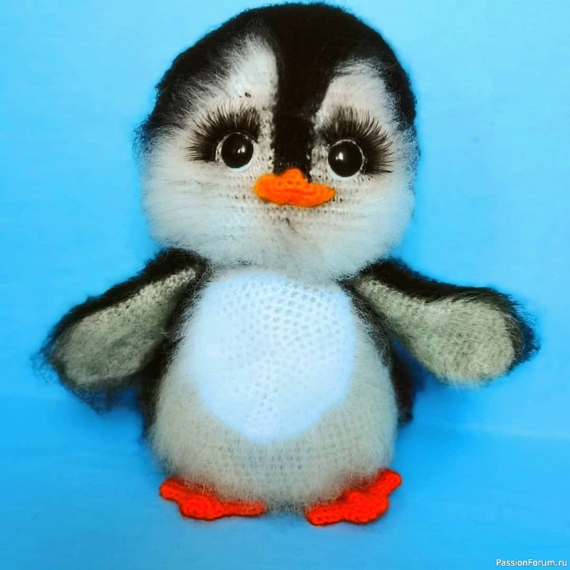 Вязаный пингвин