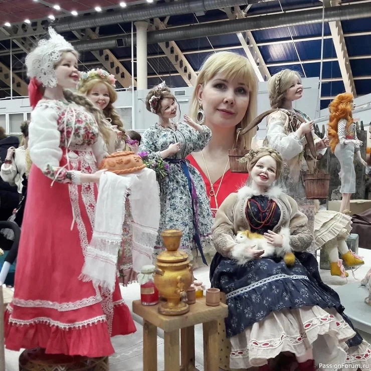 Марина Минина и её замечательные куклы.