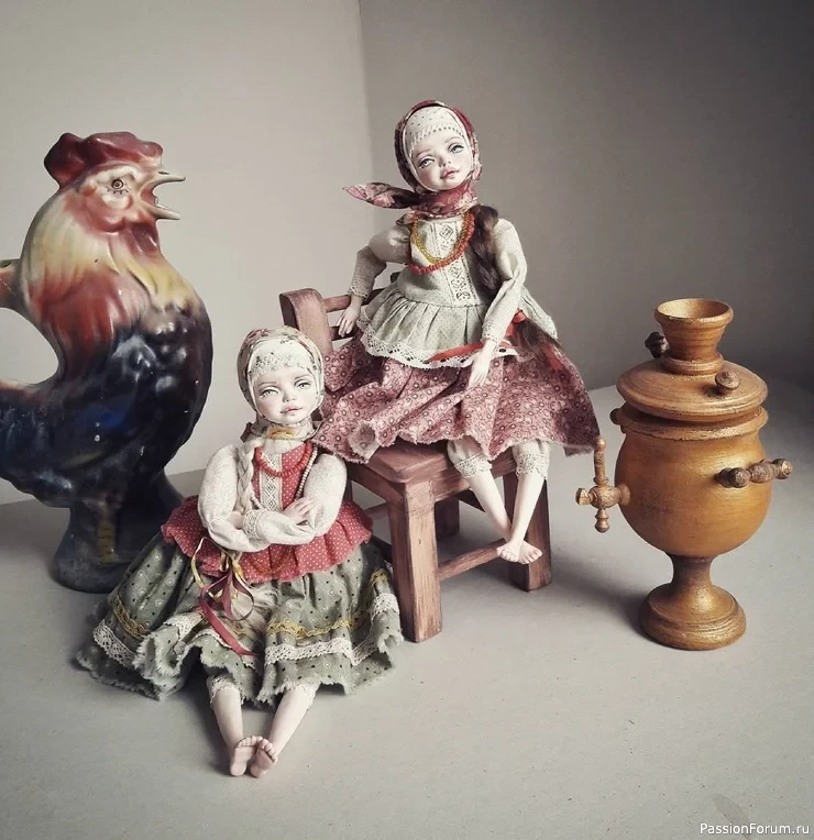 Марина Минина и её замечательные куклы.