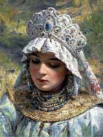 Русский костюм в живописи.