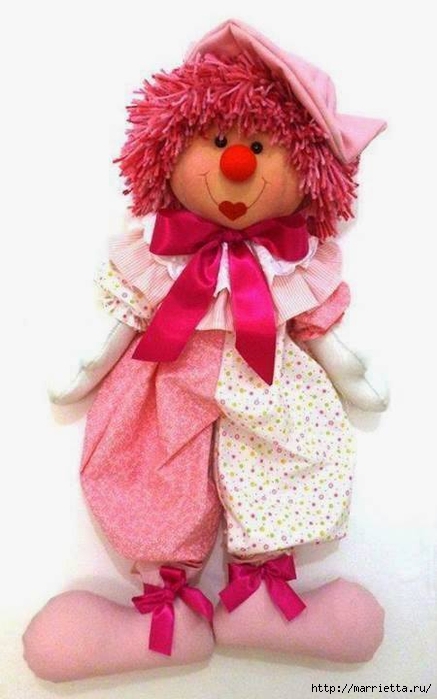 Выкройка текстильного КЛОУНА и не только!!