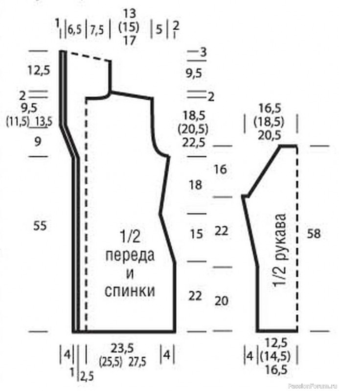 Мохеровый жакет с патентным узором