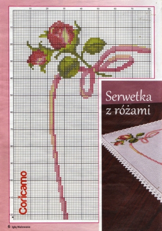 Польский журнал по вышевке крестом "Художественная игла"