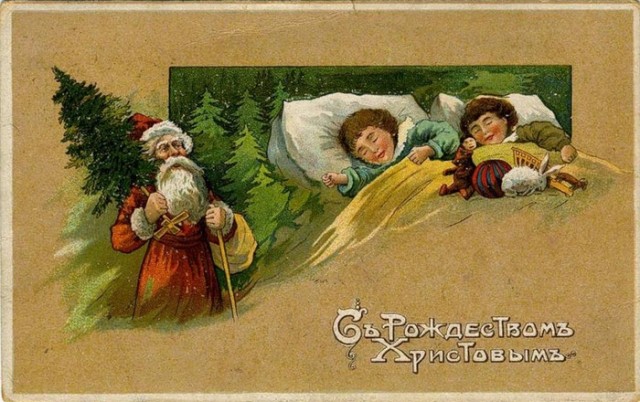 История открыток в России