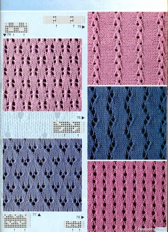 Схемы узоров для вязания крючком