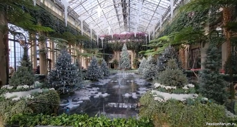С Новым годом! Последнее видео в 2021 году! Сады Дюпона в Пенсильвании. Longwood gardens.