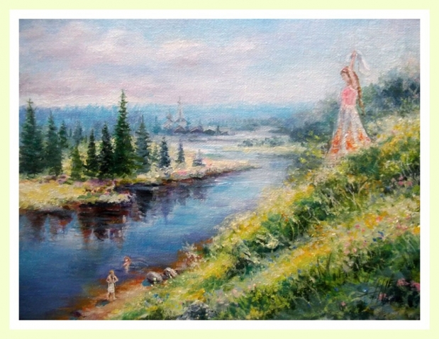 Картинки. Рисуем маслом.