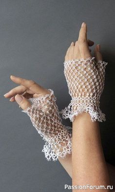 Митенки. Фриволите
