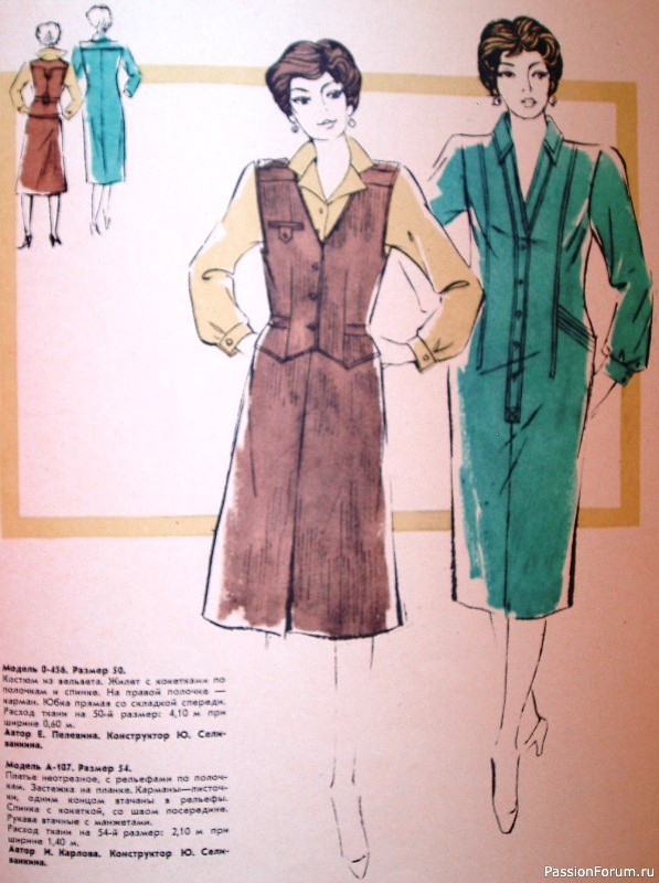 Шьем сами. Ретро-журналы. 1981 год