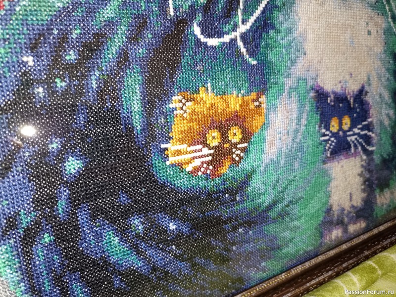 Вышивка КОТЫ