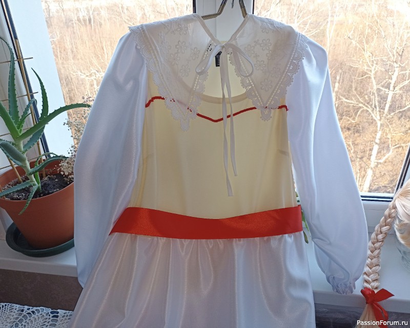 Сшила платье для костюмированной вечеринки