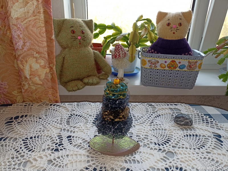 Ёлочка из ткани