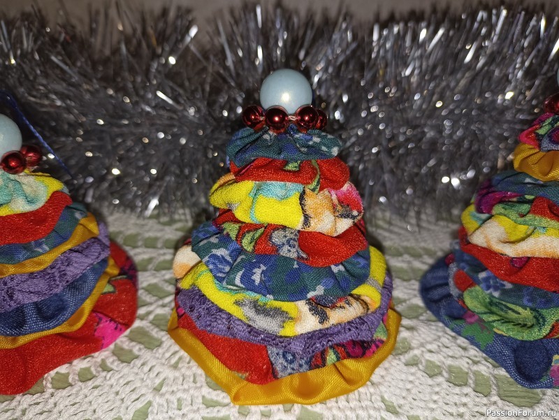 Ёлочка из ткани