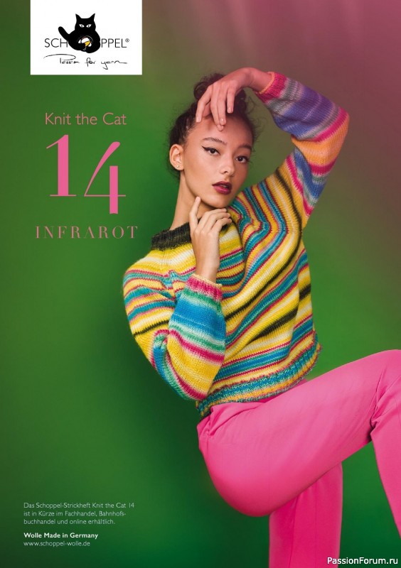 Вязаные модели крючком в журнале «The Knitter Germany №61 2022 »