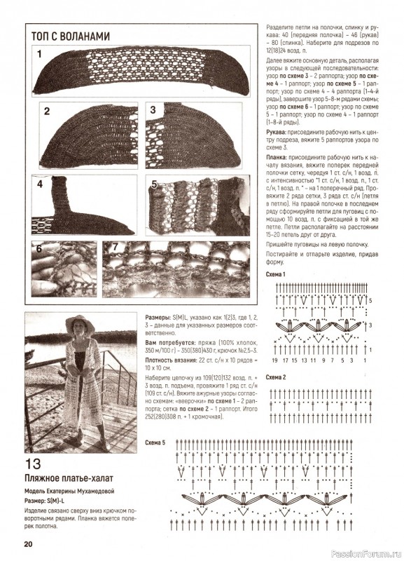 Вязаные модели в журнале «Вяжем крючком №6 2023»