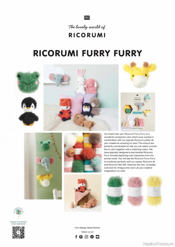 Вязаные проекты крючком в журнале «Inside Crochet №184 2025»