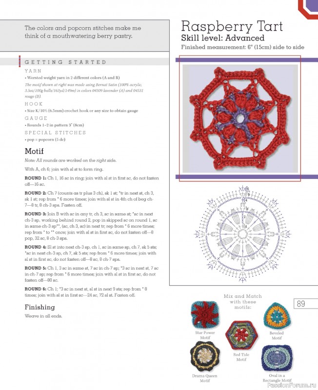 Вязаные проекты в книге «Go Crochet! Afghan Design Workshop».