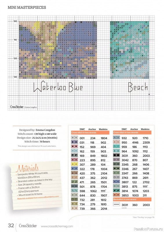 Коллекция вышивки в журнале «CrossStitcher №419 2025»