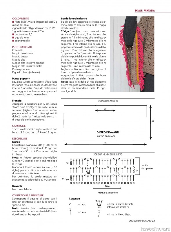 Вязаные проекты в журнале &laquo;Uncinetto Indossato №15 2026&raquo;