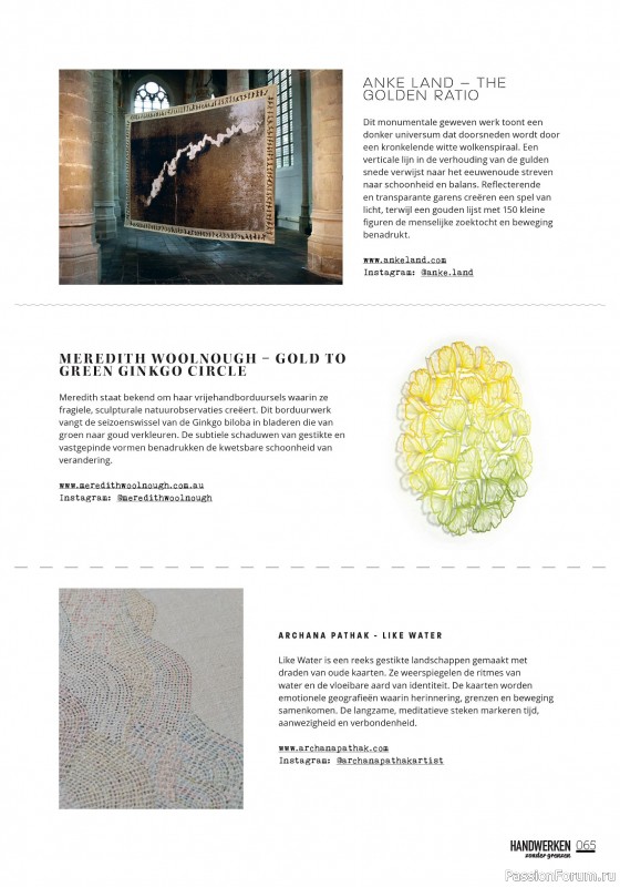 Коллекция проектов для рукодельниц в журнале «Handwerken Zonder Grenzen №252 2025»