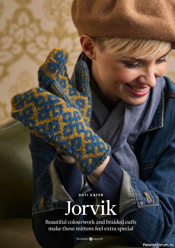 Вязаные модели спицами в журнале «The Knitter №183 2022»